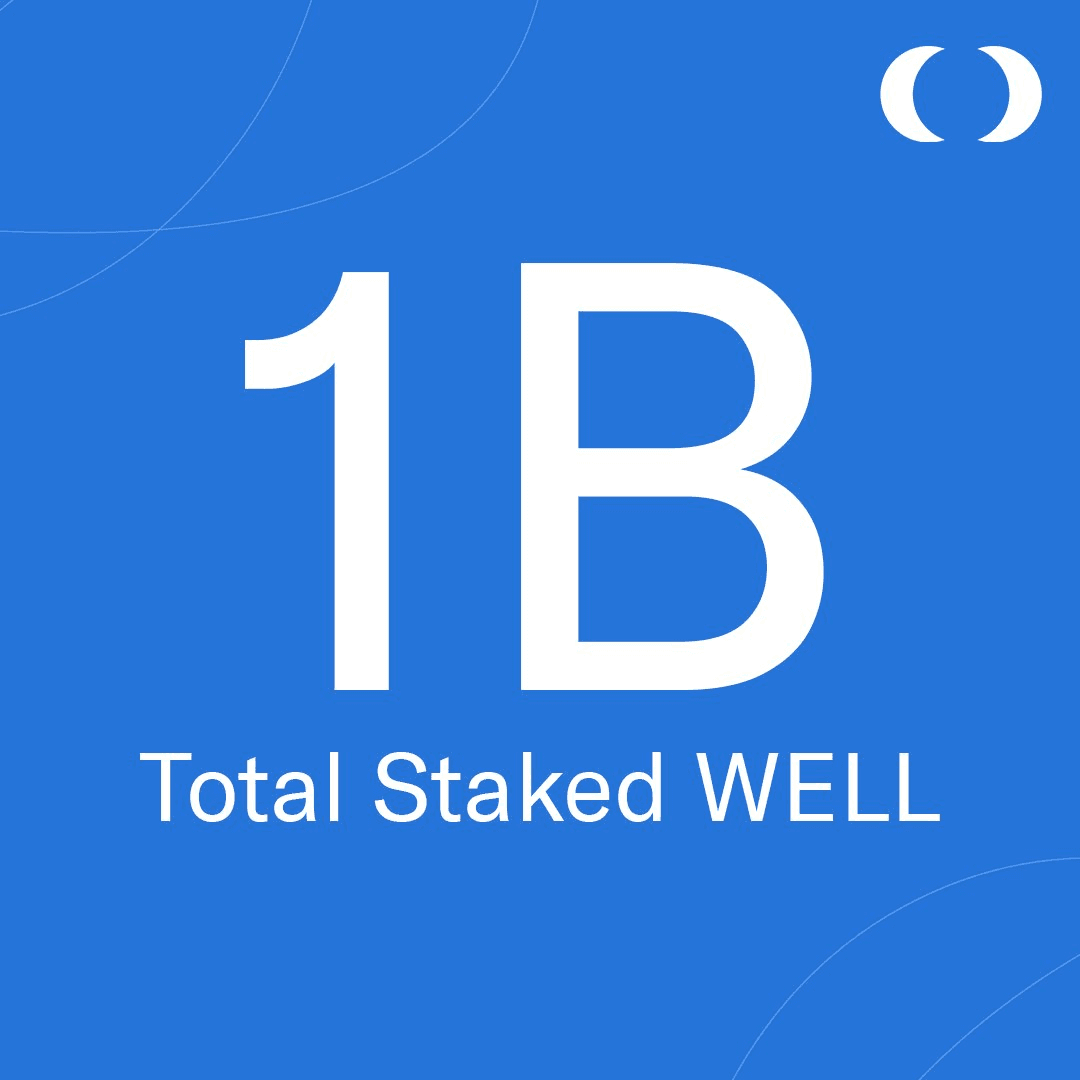 Moonwell Achieves 1 Billion WELL Tokens Staked