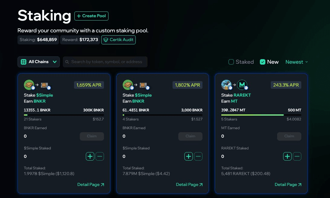 Mint Club Launches New $LOVE and $SIMPLE Staking Pools with $BNKR Rewards