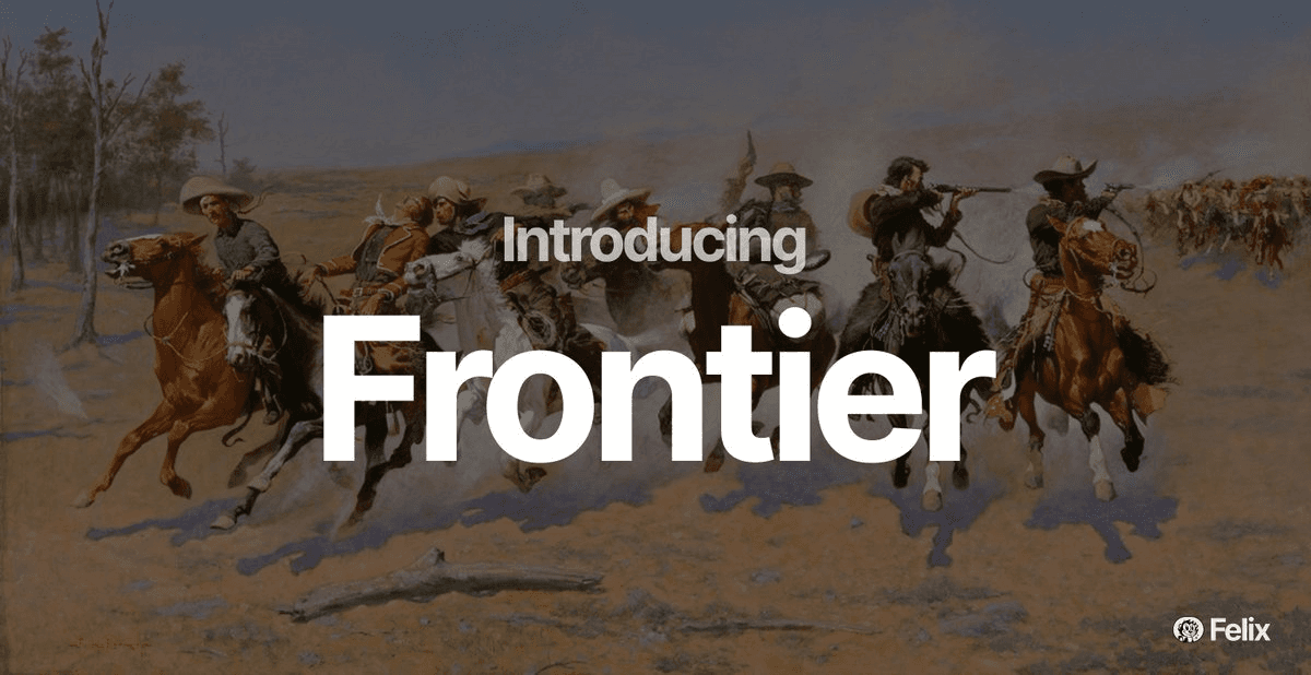 Felix Launches Frontier Vaults for Higher Yield Stablecoin Lending