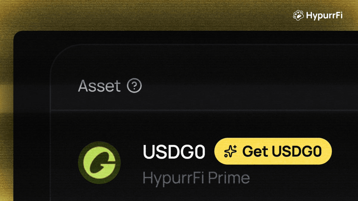 HypurrFi Adds Direct USDG0 Minting Feature