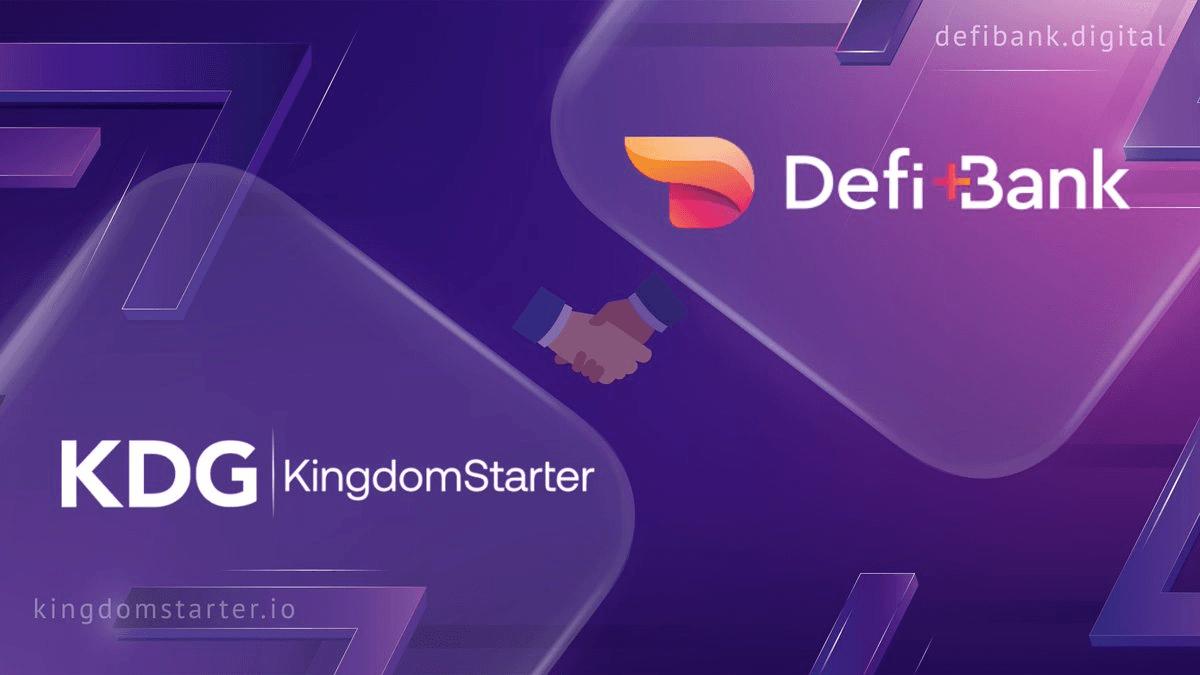 馃 KingdomStarter Partners with DeFi Bank