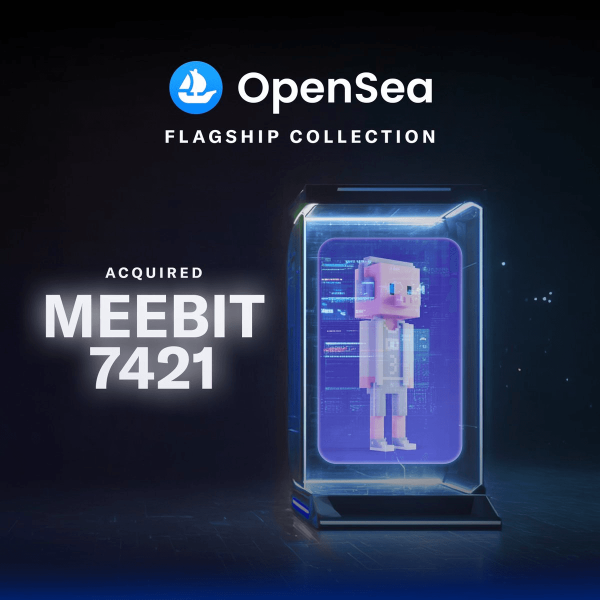 OpenSea Adds Meebit 7421 to Flagship Collection