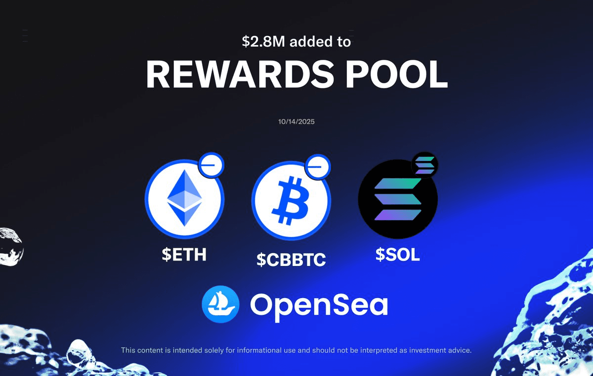 OpenSea Locks $12.2M Wave 1 Rewards, Launches Wave 2 with $1M Boost