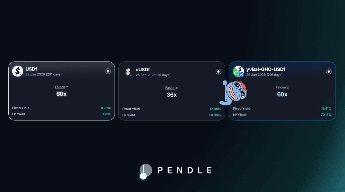 Falcon Miles Launch on Pendle Markets with USDF Integration