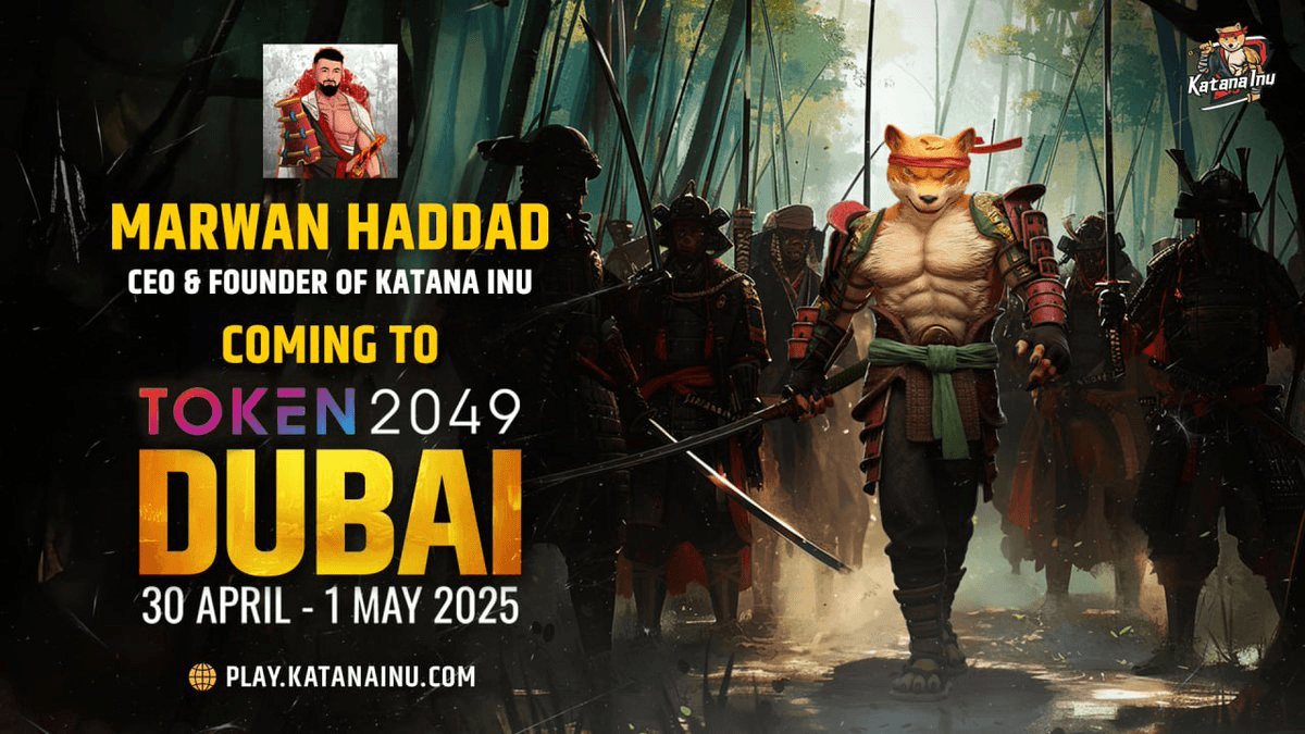 Katana Inu Founder to Attend TOKEN2049 Dubai