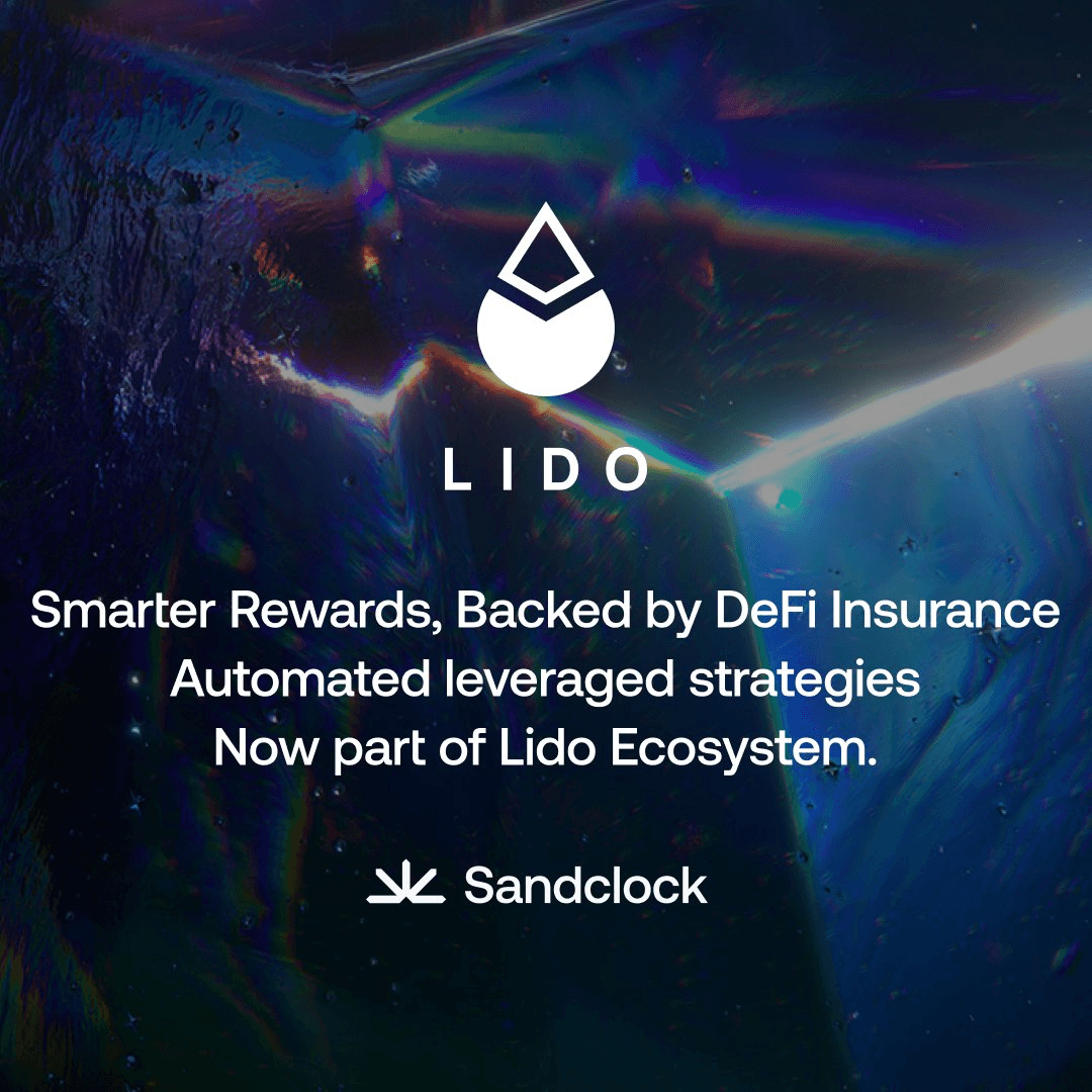 Sandclock Joins Lido Ecosystem with Enhanced Staking Rewards