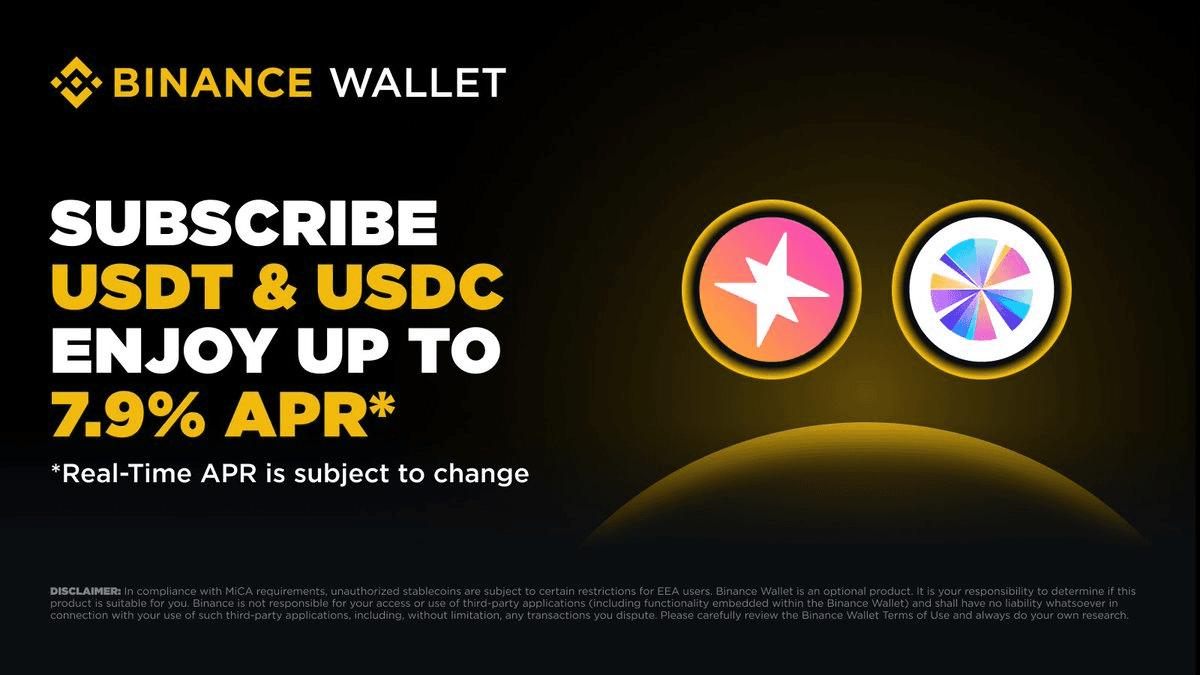 Binance Wallet Launches Earn Section with Spark Savings Products
