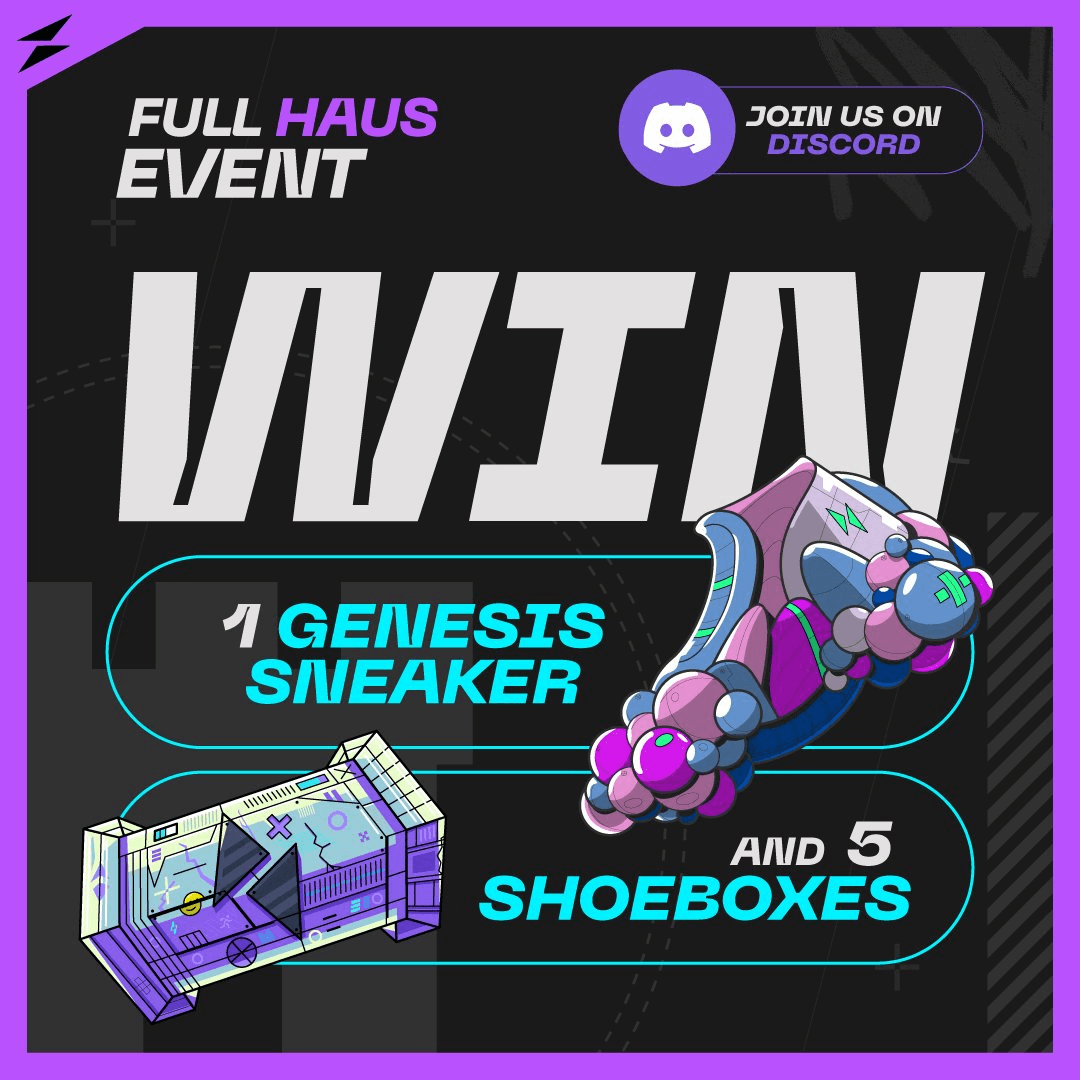 STEPN GO Launches FULL HAUS Raffle Event on Discord