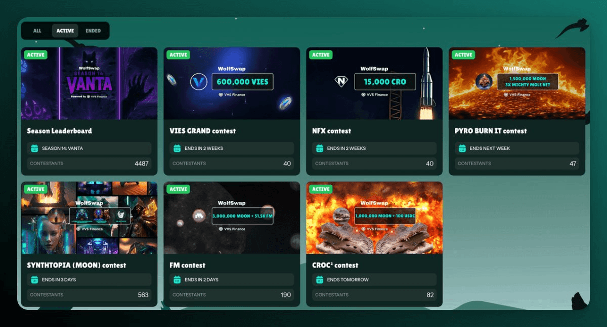 WolfSwap Launches Multiple Trading Contests with $13,000 Prize Pool