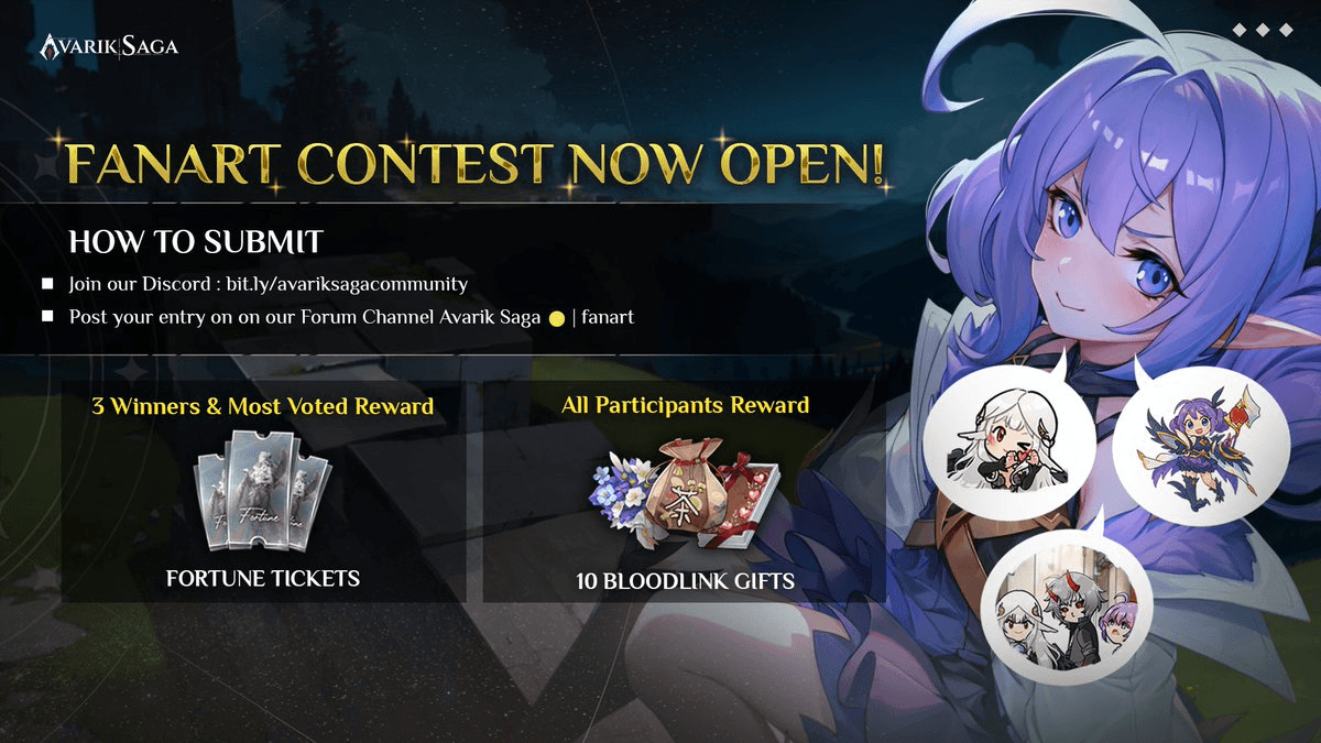 Avarik Saga Launches Community Fanart Contest with Rewards