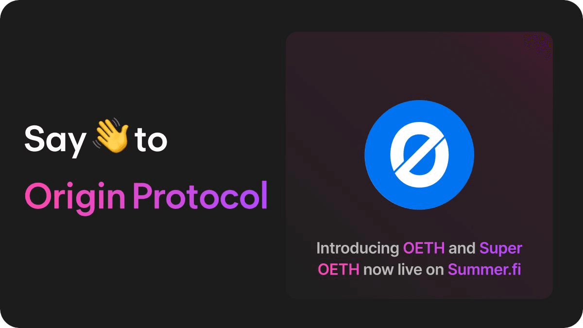 Lazy Summer Integrates Origin Protocol for Enhanced ETH Yields