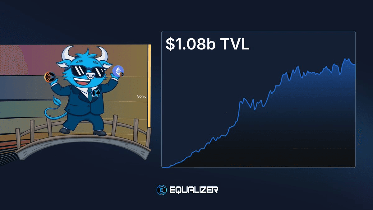 Sonic TVL Surpasses $1B Milestone with Strong Monthly Inflows