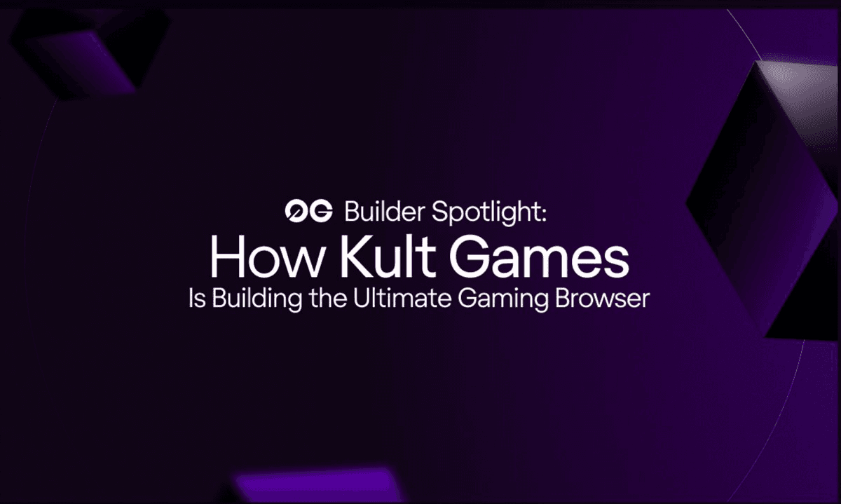 Kult Games Launches Gaming Browser on 0G with Sub-100ms On-Chain Performance
