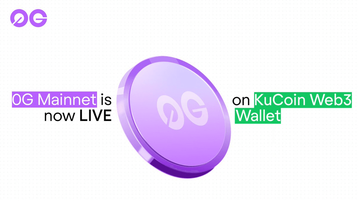 KuCoin Web3 Integrates 0G Mainnet Support for DeAI Access