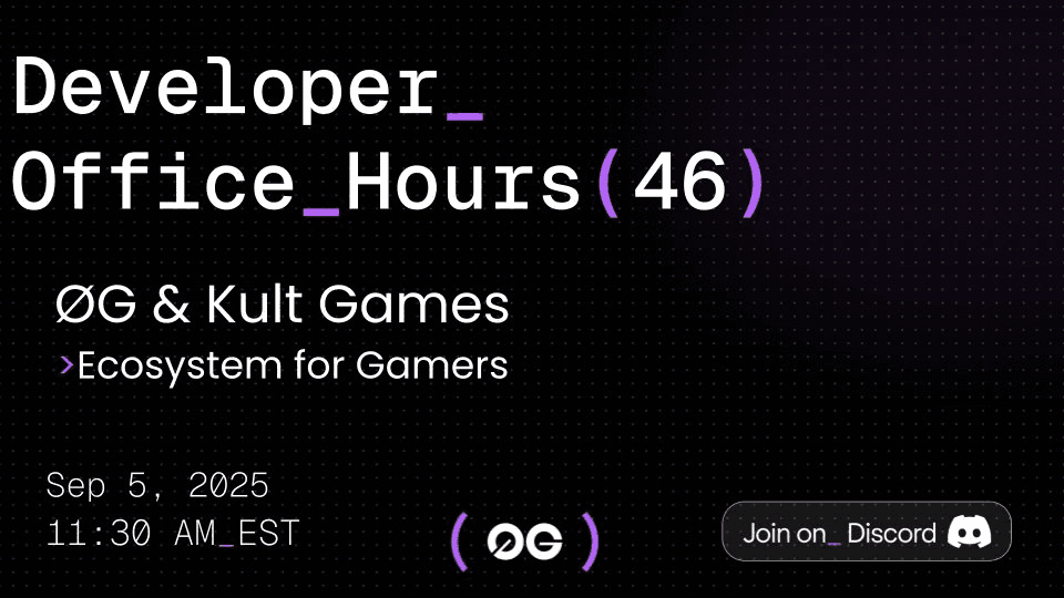 0G Developer Office Hours #47 Features New Builder Hub Deep Dive