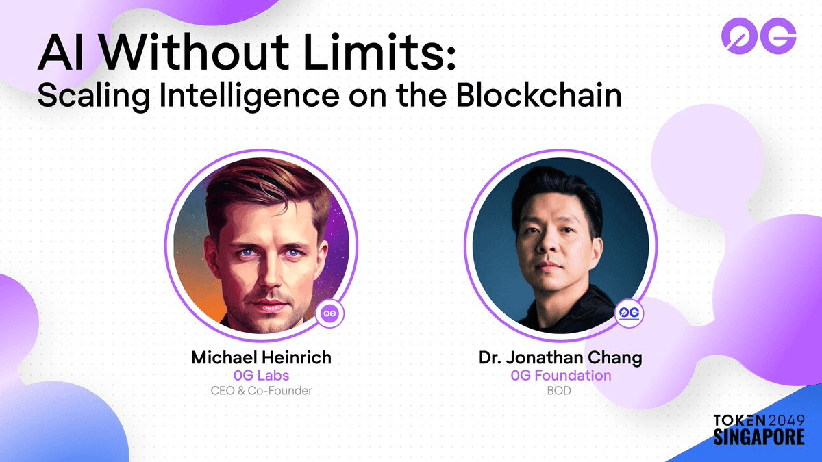 0G Labs CEO Takes Stage at Token2049 for AI Without Limits Fireside Chat