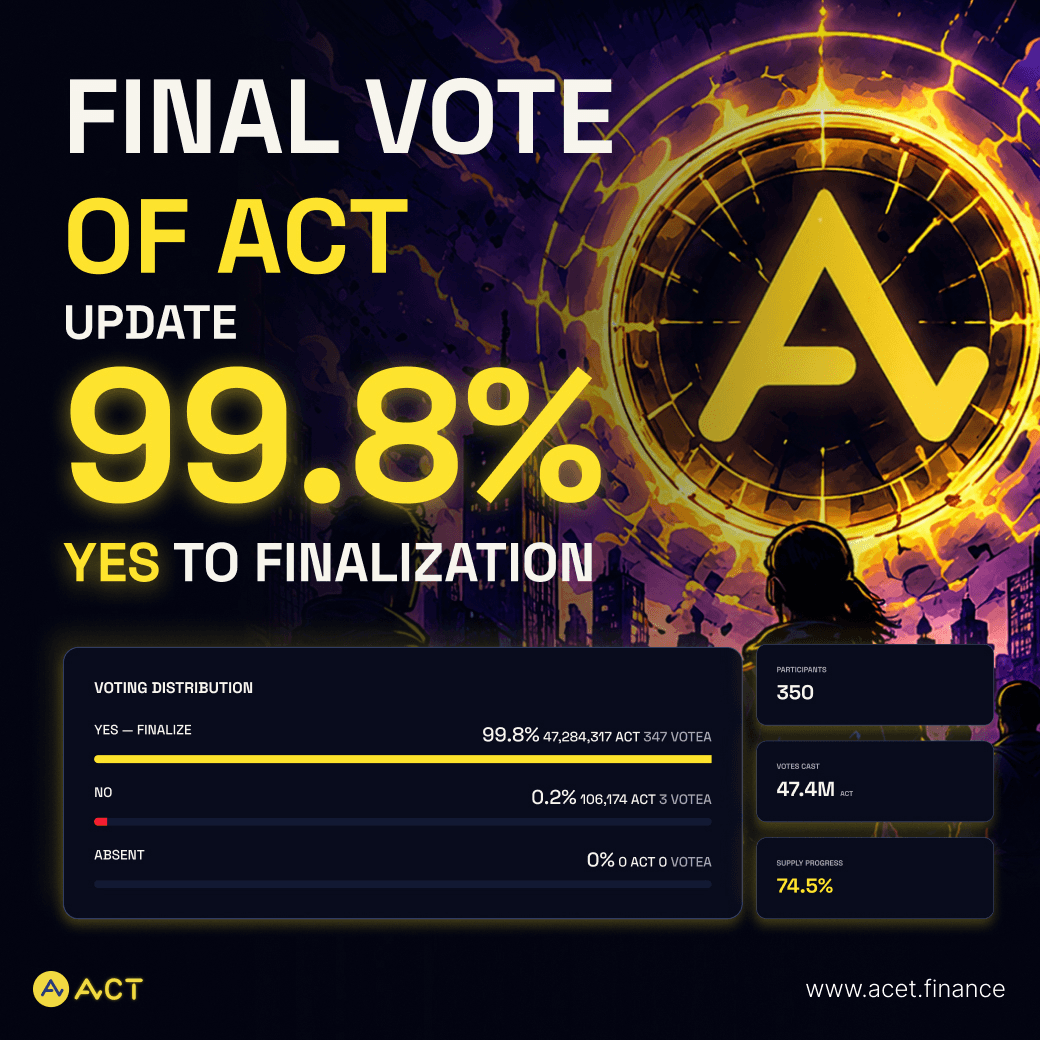 🔥 ACT Token Enters Final Phase