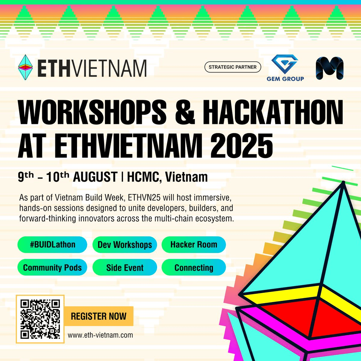 ETHVietnam 2025 Announces Workshops & Hackathon