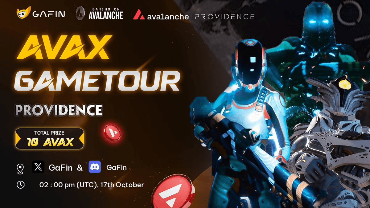 AVAX GameTour Returns to Providence Arena with 10 AVAX Prize Pool