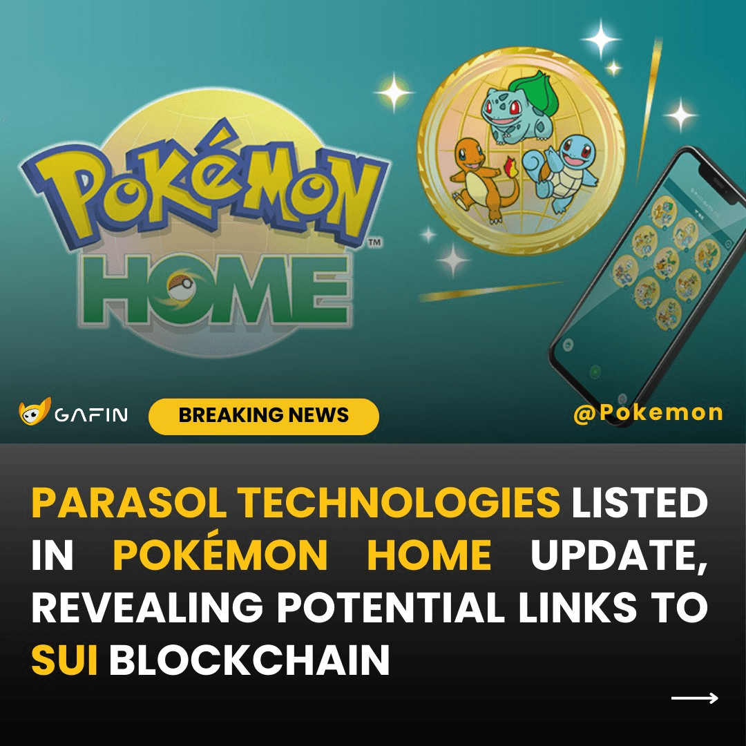 Pokemon HOME Update Reveals Potential Sui Blockchain Connection