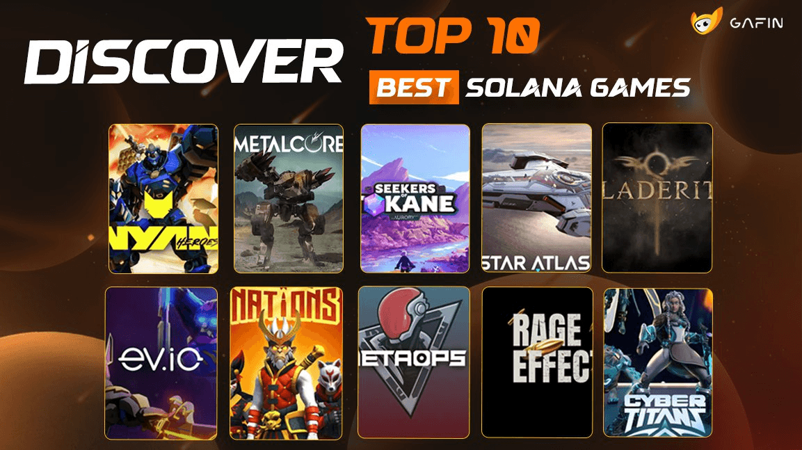 Top 10 Solana Games Showcase