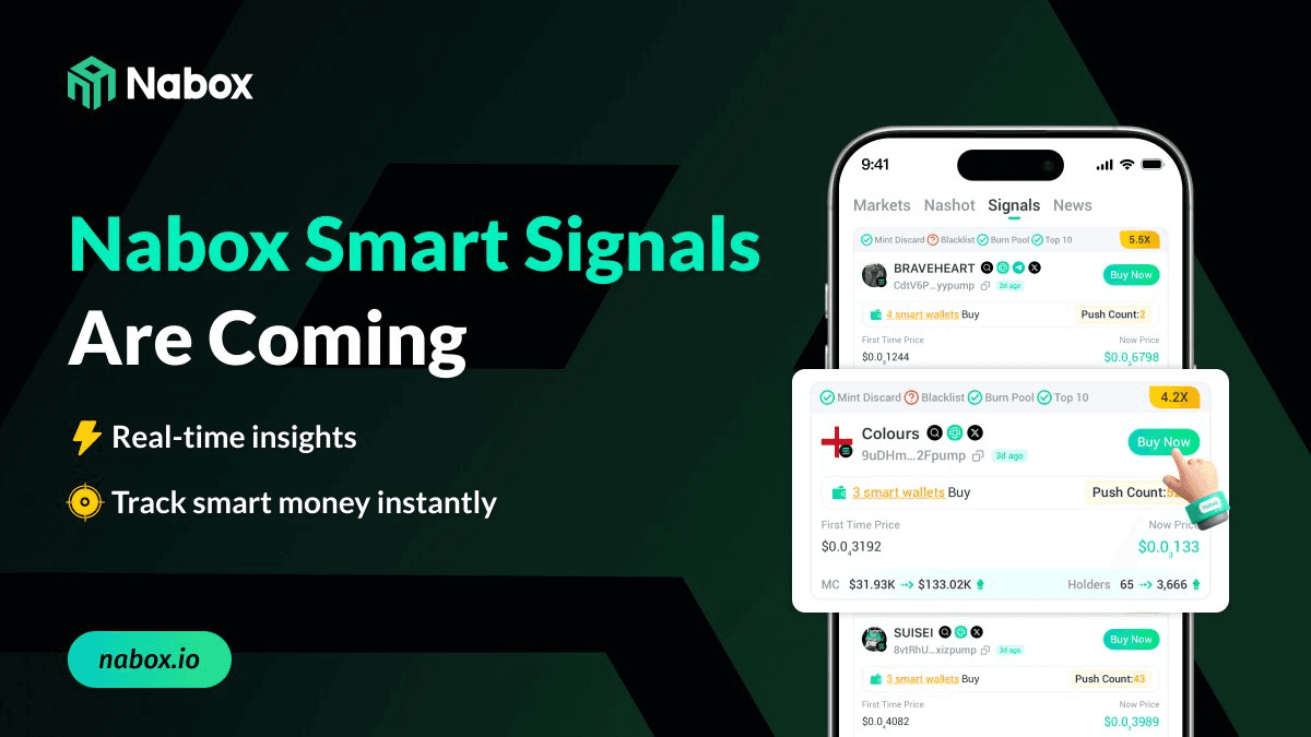 Nabox Launches Smart Signals Feature for Real-Time Market Insights