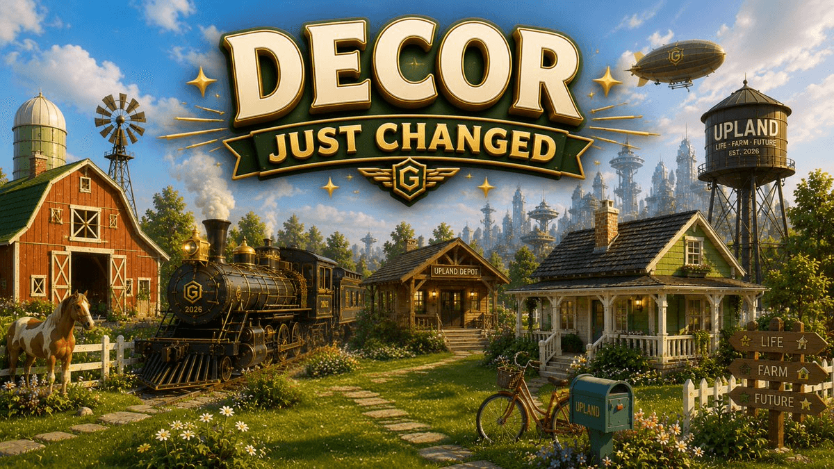 Upland Launches Phase One of Decor Collision Update for Enhanced Building Flexibility