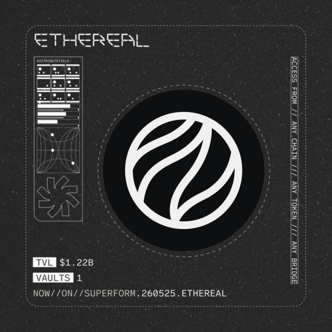 Ethereal Season Zero Pre-Deposit Vault Launches on Superform