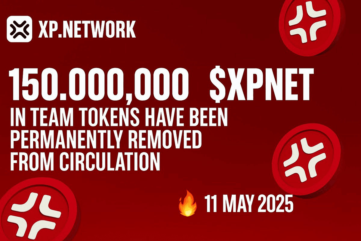 XP.NETWORK Burns 150M Team Tokens Following Community Vote