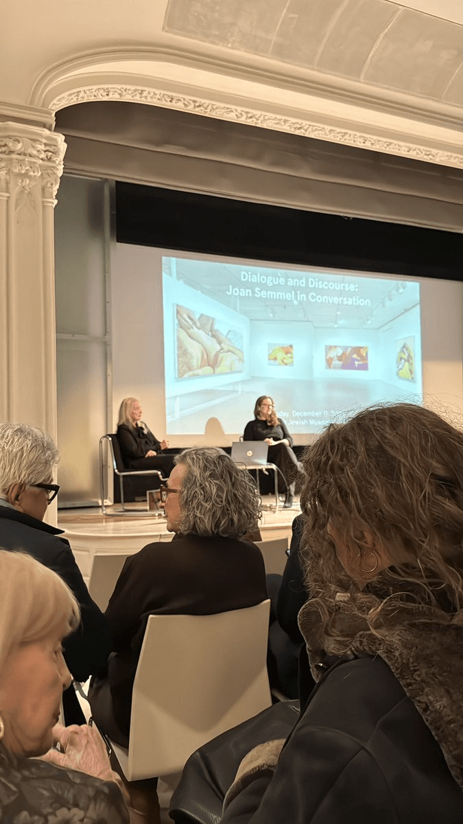 93-Year-Old Artist Joan Semmel Delivers Exceptional Talk