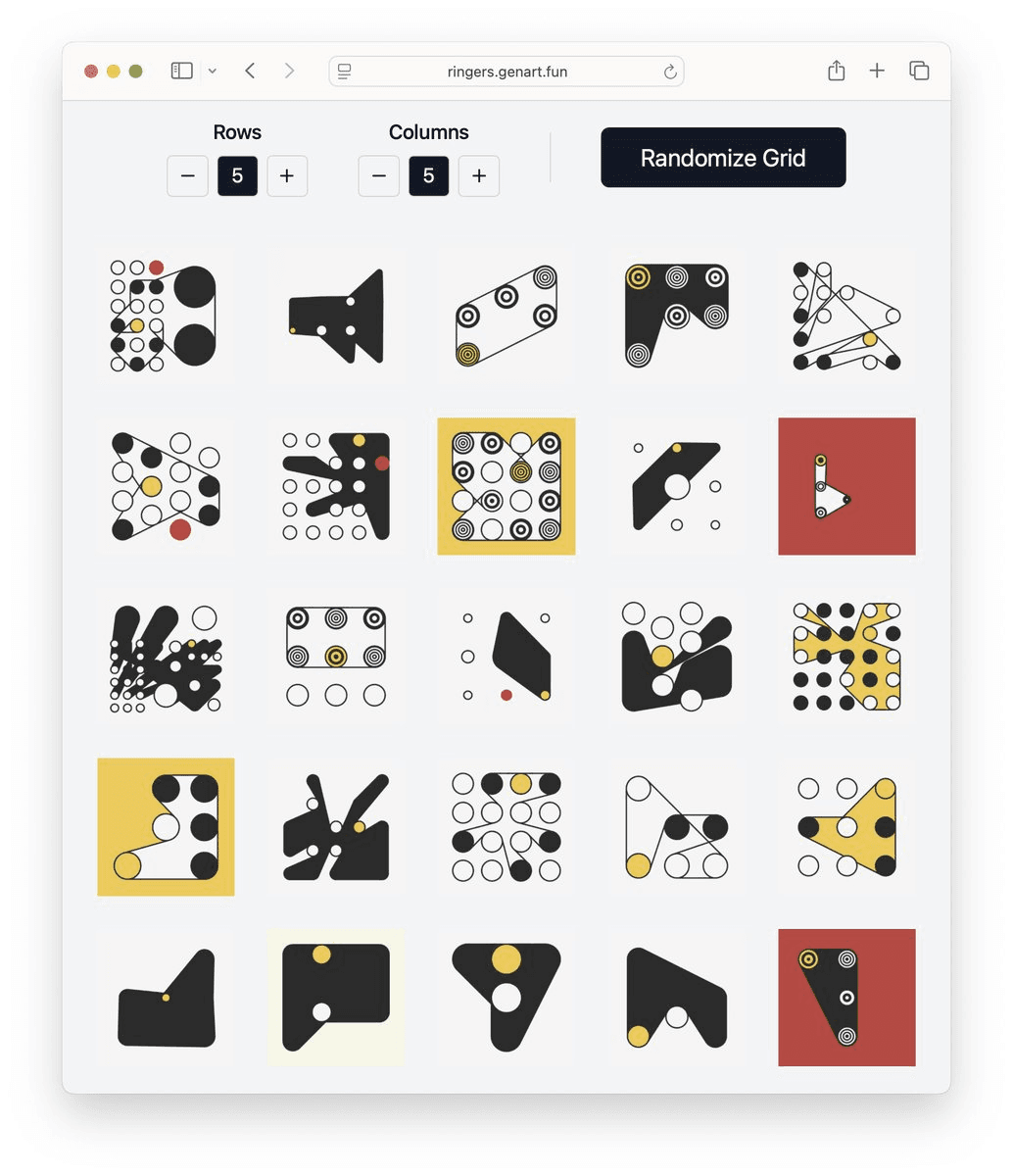 Ringers Art Generator and Deep Dive Article Released