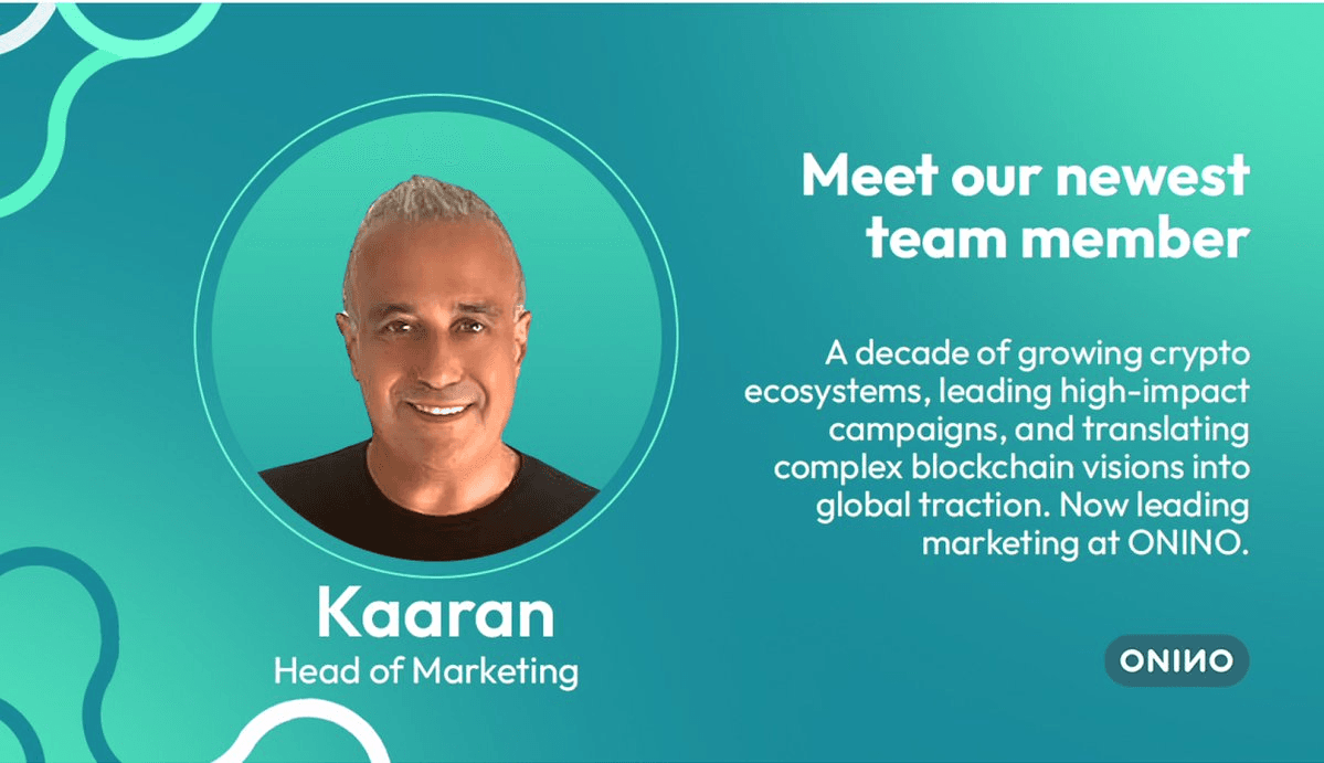 ONINO Welcomes New Head of Marketing Kaaran Kalantari