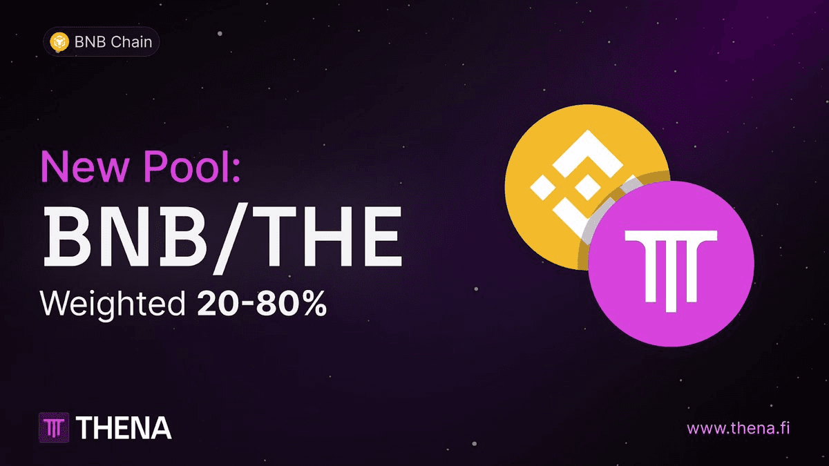 THENA V3,3 Introduces Single-Staking with 80% THE Weighted Pool Design