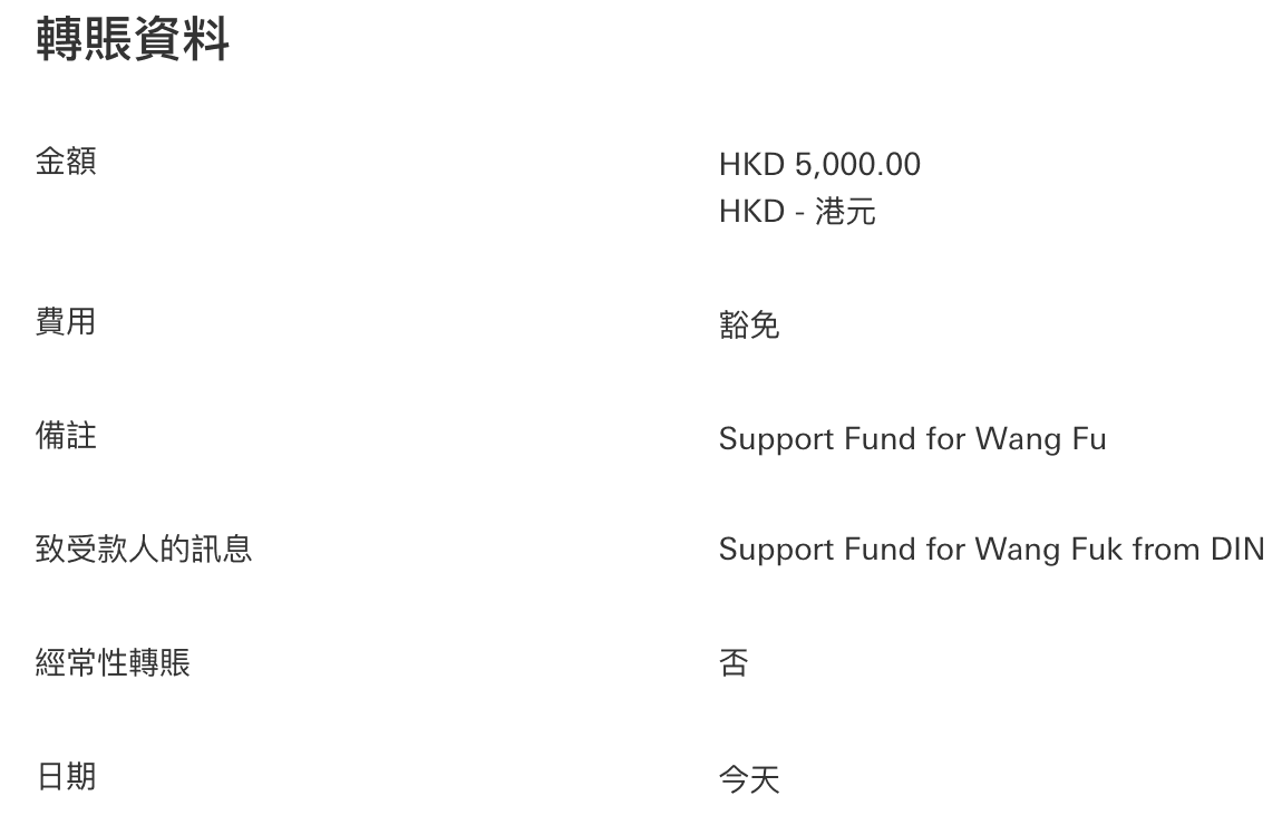 DIN Donates HKD 5,000 for Hong Kong Fire Relief Efforts