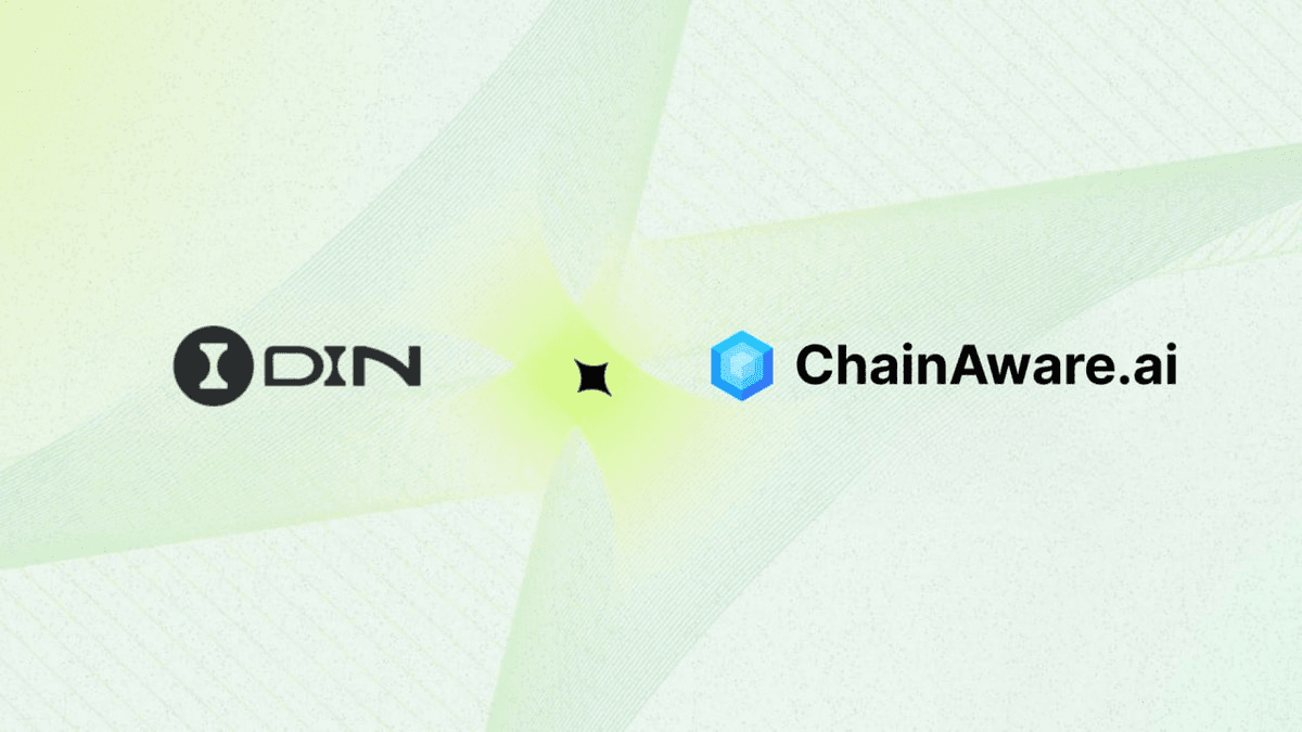 DIN Partners with ChainAware to Enhance Web3 Security Through AI-Driven Fraud Detection
