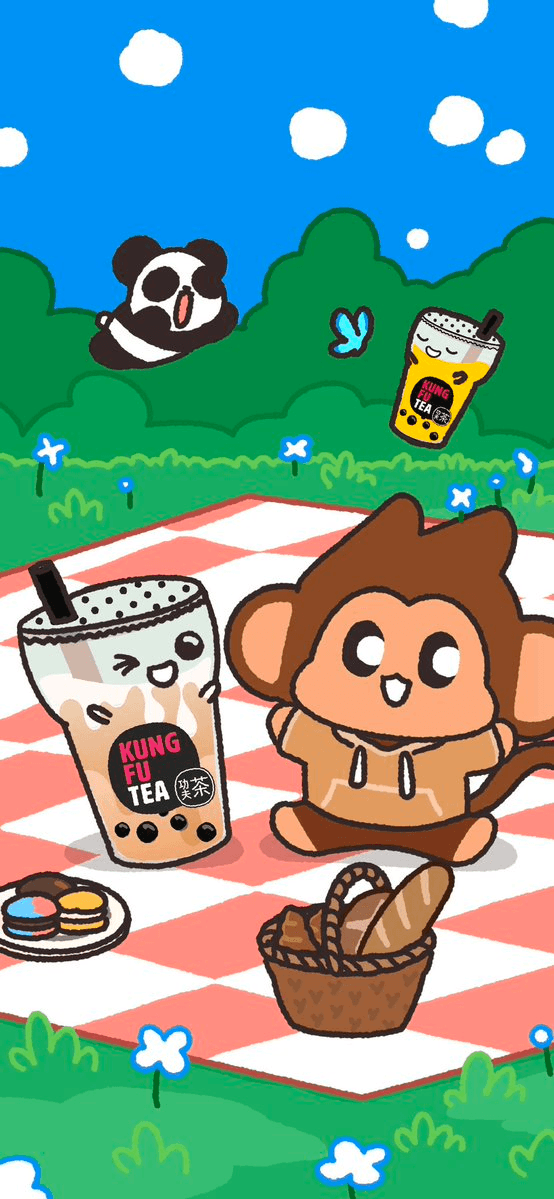 Chimpers x Kung Fu Tea National Boba Day Collaboration