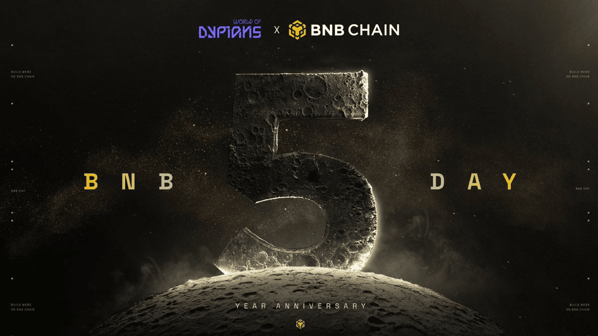 World of Dypians Joins BNB Chain's 5th Anniversary Celebration