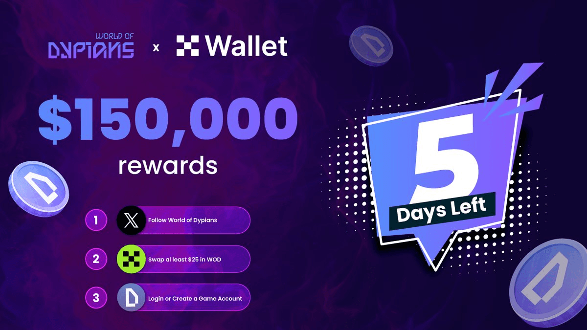 World of Dypians Campaign on OKX Wallet Nears End with 111K+ Participants