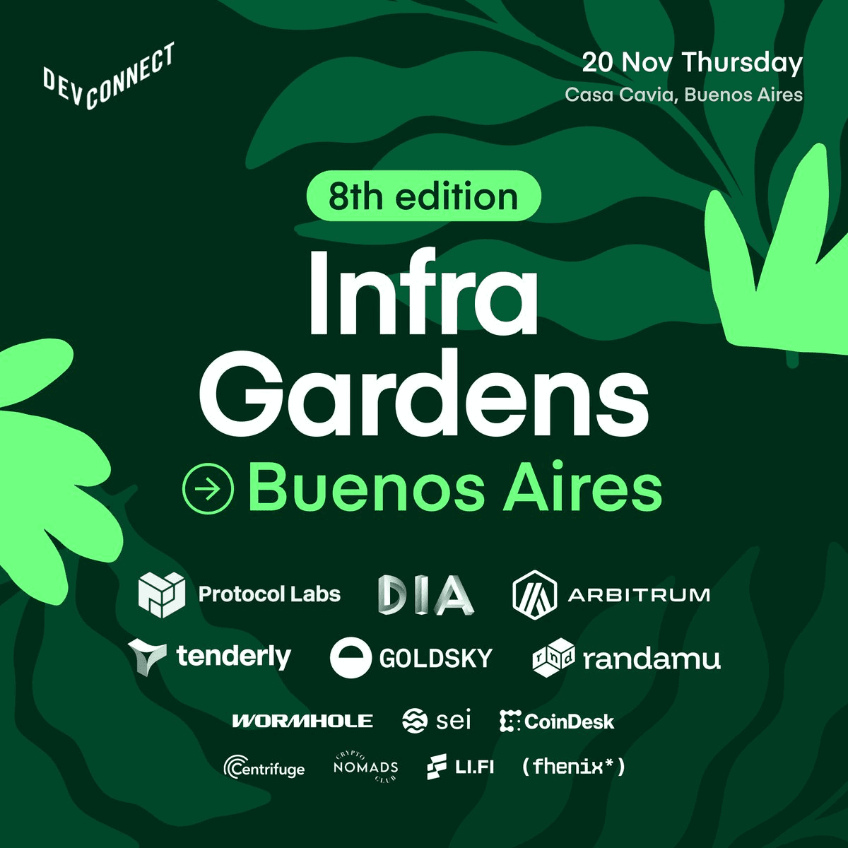 🌿 Infra Gardens V8 Returns to Buenos Aires