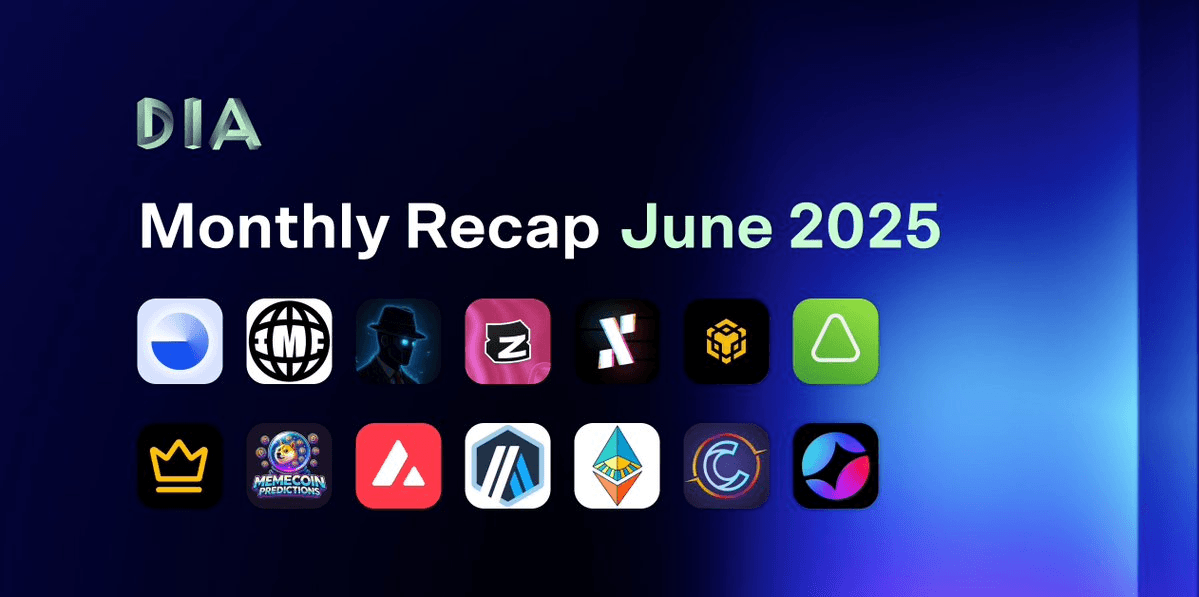 DIA Launches Mainnet Staking and Expands Oracle Network in June