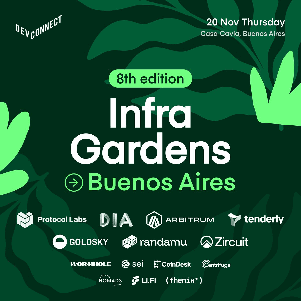 ZircuitL2 Joins Infra Gardens V8 as Co-Host for Buenos Aires DevCon Event