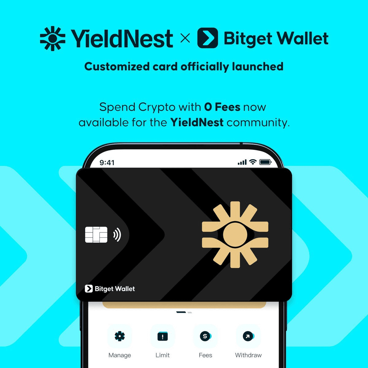 YieldNest Partners with Bitget Wallet for Zero-Fee Crypto Card