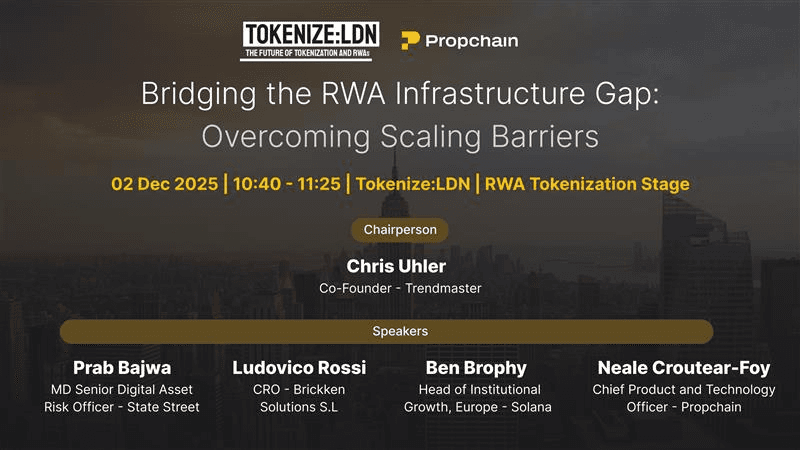 Propchain CPO to Speak at Tokenize LDN Conference
