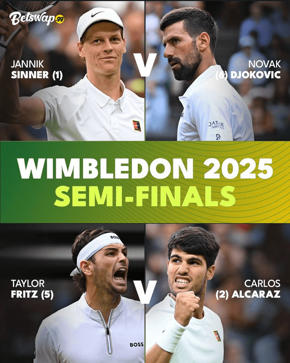 Wimbledon 2025 Semi-Finals Preview