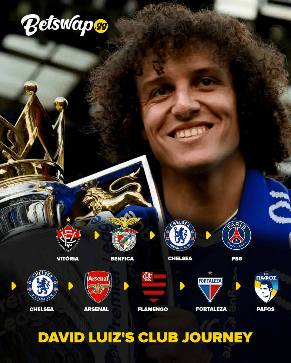 David Luiz Signs with Pafos FC at Age 38