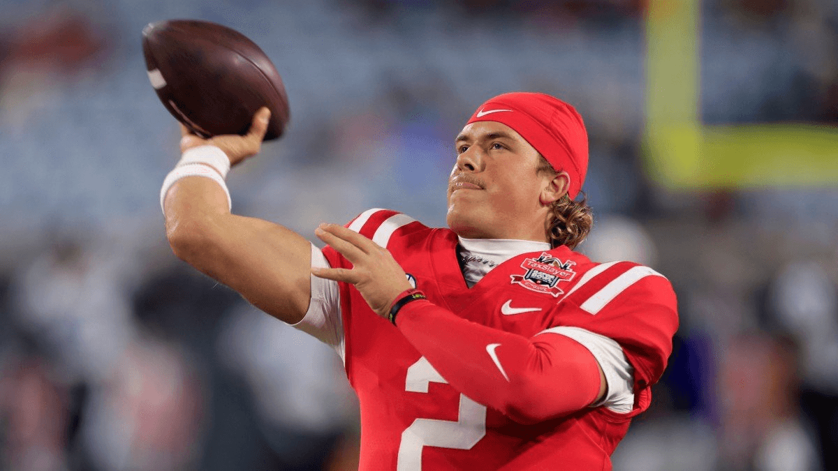 Giants Select Ole Miss QB Jaxson Dart at No. 25 in NFL Draft