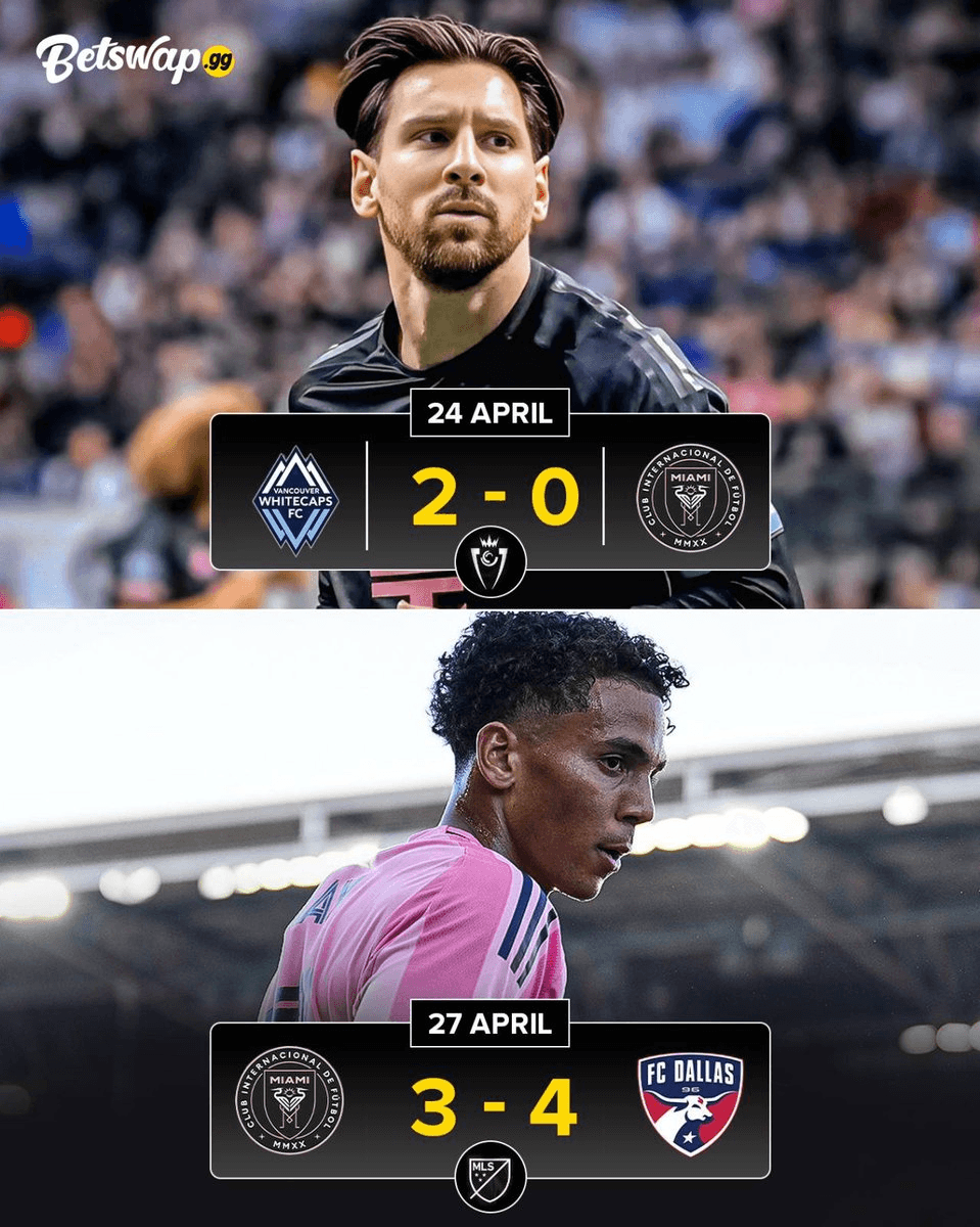 Inter Miami Faces Double Setback in Champions Cup and MLS