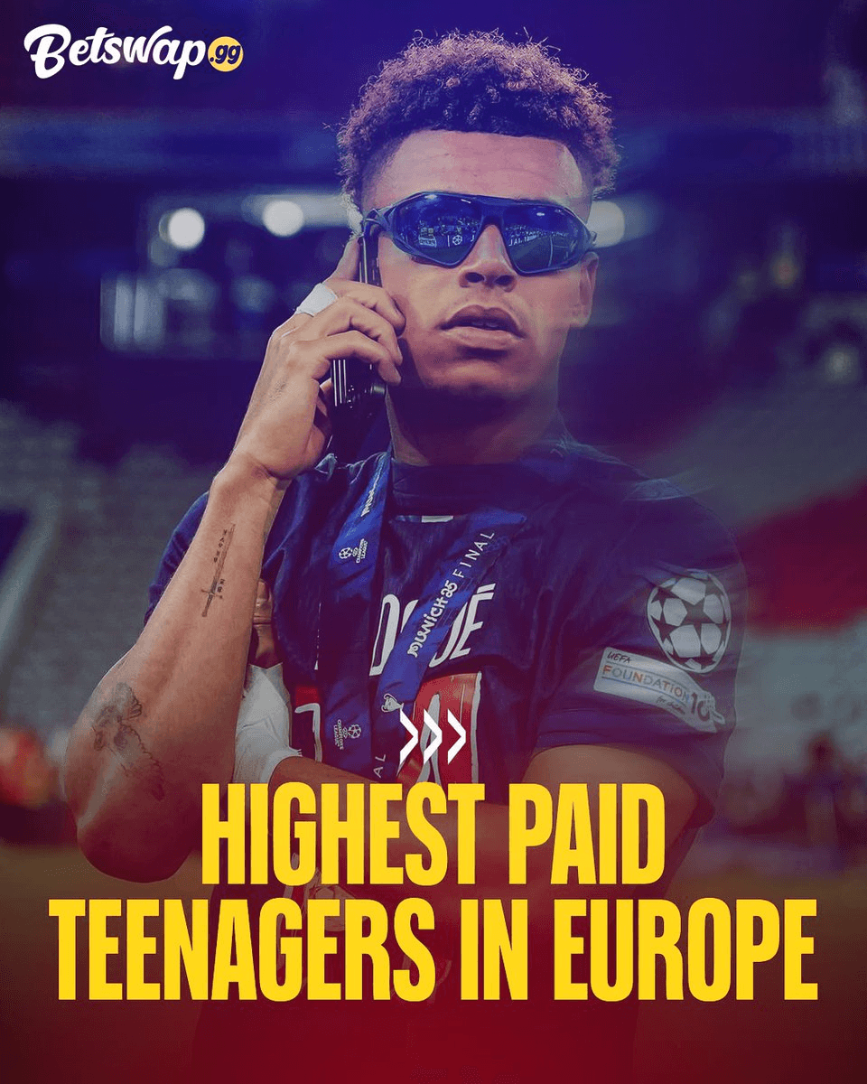 Europe's Highest-Paid Teen Footballers Revealed