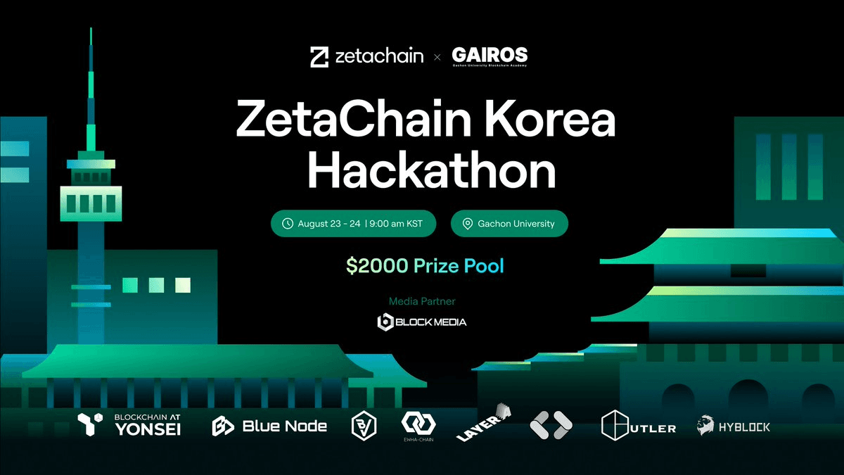 ZetaChain Korea Hackathon Announced with 3M Prize Pool
