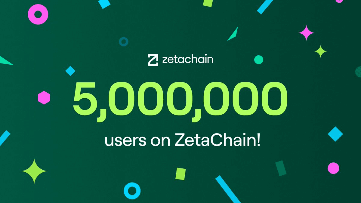 ZetaChain Reaches 5 Million Users Milestone